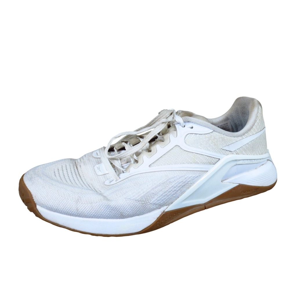 Reebok Nano X2 Women's Cross-Training Sneakers Size 8 Gym Workout White Gum